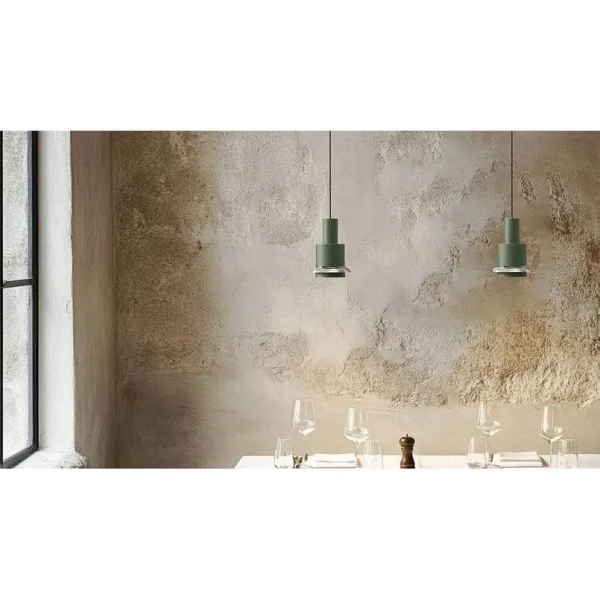 Chaumont Suspension Ø19xH28 Green/Nickel - DCW