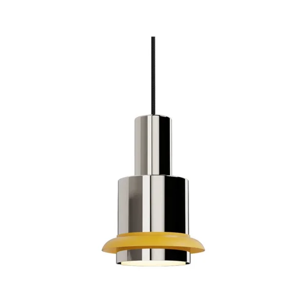 Chaumont Suspension Ø19xH28 Nickel/Yellow - DCW