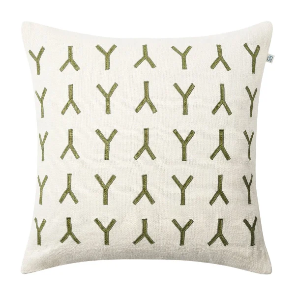 Chhatwal & Jonsson Housse de coussin Divan 50x50 cm Cactus green