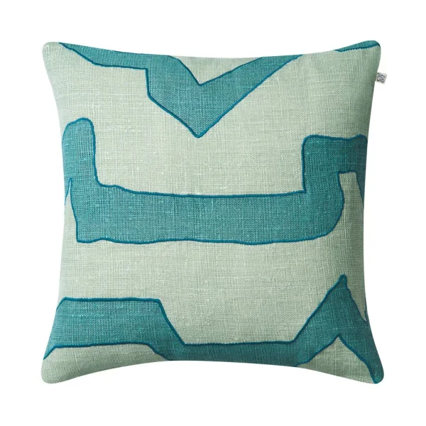 Chhatwal & Jonsson Housse de coussin Sikkim 50x50 cm Heaven blue-aqua