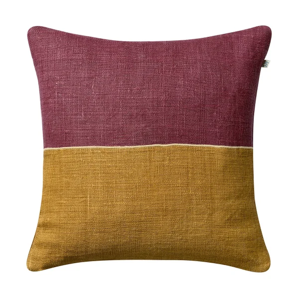 Chhatwal & Jonsson Taie Amol 50x50 cm Ruby-masala yellow