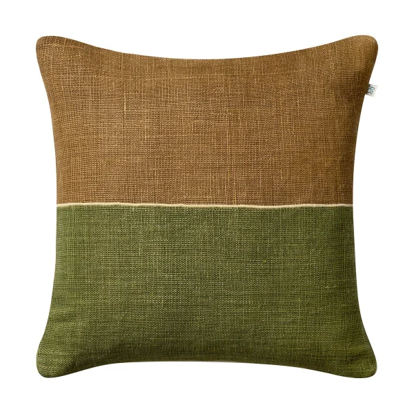 Chhatwal & Jonsson Taie Amol 50x50 cm Taupe-cactus green