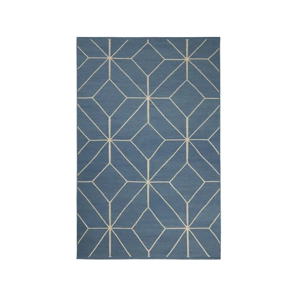 Chhatwal & Jonsson Tapis Ayur heaven blue/offwhite, 180x270 cm