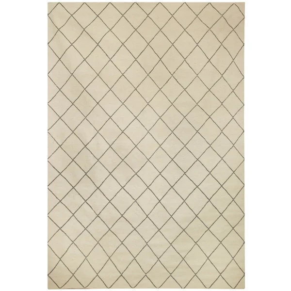 Chhatwal & Jonsson Tapis Diamond 230x336 cm Blanc cassé – gris