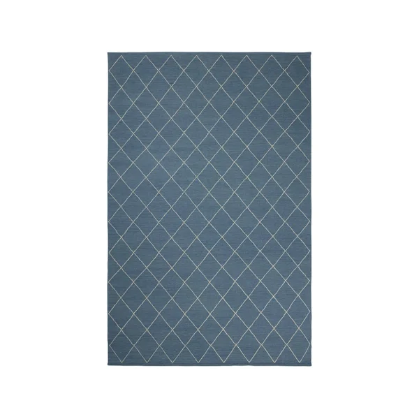 Chhatwal & Jonsson Tapis Diamond Heaven blue/offwhite, 230x336 cm