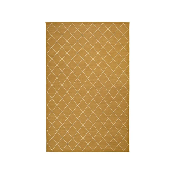 Chhatwal & Jonsson Tapis Diamond Masala yellow/off white, 184x280 cm