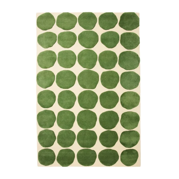 Chhatwal & Jonsson Tapis Dots Khaki-cactus green 180x270 cm