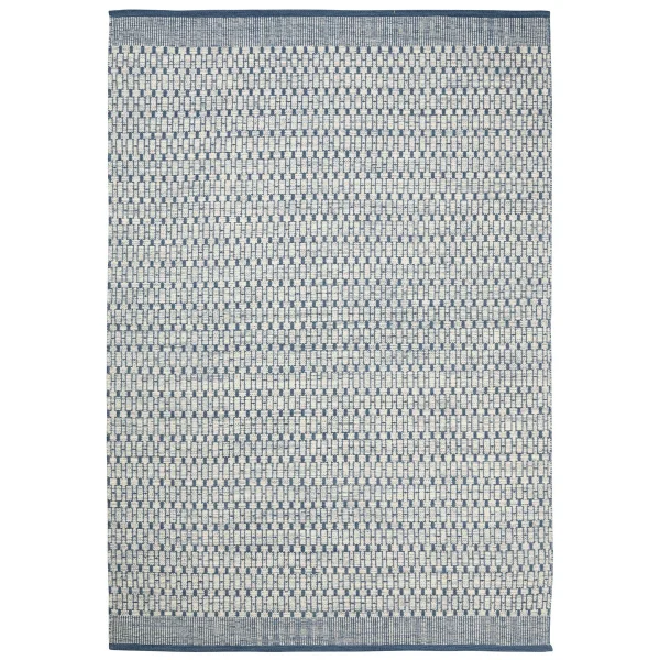 Chhatwal & Jonsson Tapis Mahi 170x240 cm Blanc cassé – bleu