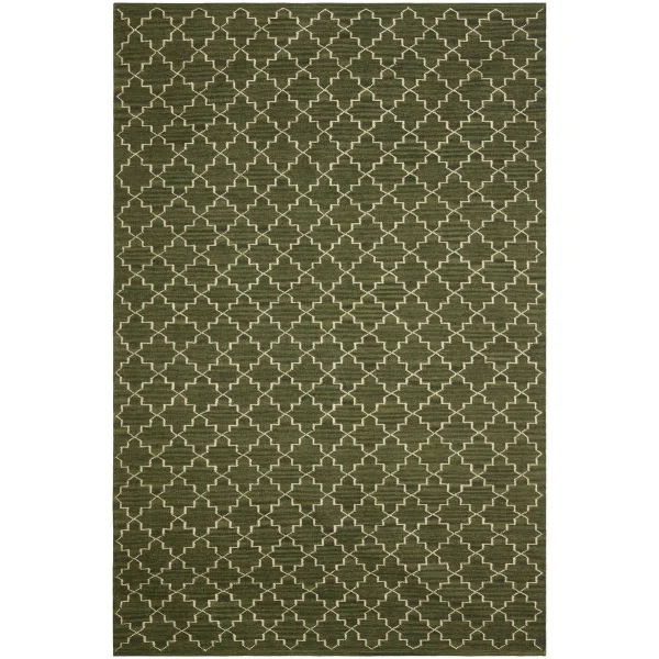 Chhatwal & Jonsson Tapis New Geometric 234x323 cm Green melange-off white