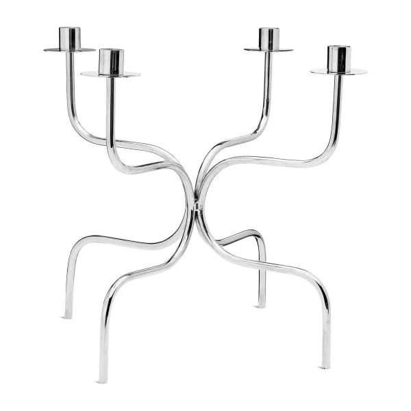 Classic Collection Bougeoir candelabra quartet Laiton nickelé