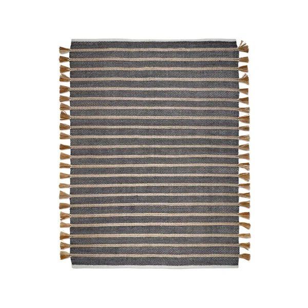 Classic Collection Tapis Cochin noir/jute, 170x230 cm