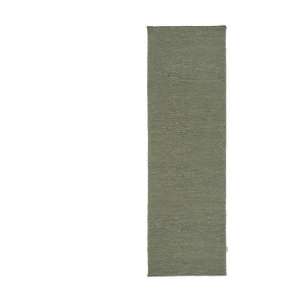 Classic Collection Tapis de couloir Plain Green, 80x250 cm