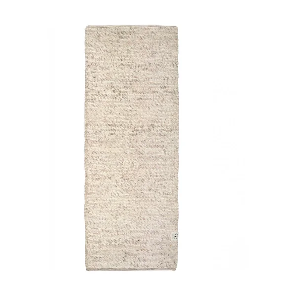 Classic Collection Tapis en laine Merino 80 x 250cm Naturebeige