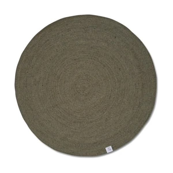 Classic Collection Tapis en laine Merino rond Ø240 cm Dark green