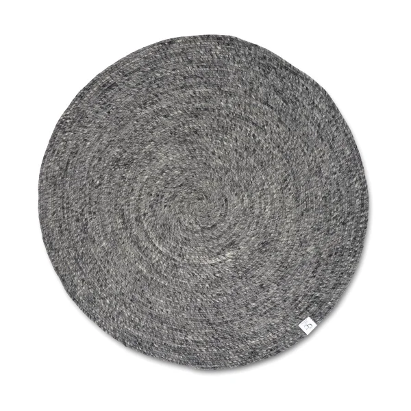 Classic Collection Tapis en laine Merino rond Ø240 cm Granite