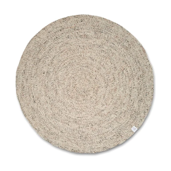 Classic Collection Tapis en laine Merino rond Ø240 cm Natural beige