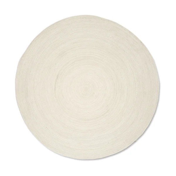 Classic Collection Tapis en laine Merino rond Ø240 cm White