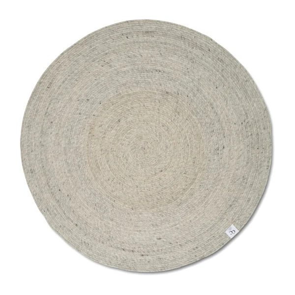 Classic Collection Tapis en laine rond Merino Ø160 cm Concrete