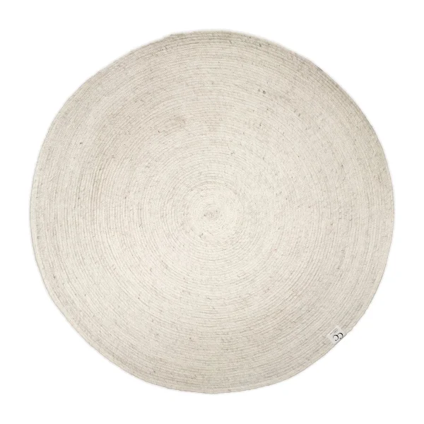 Classic Collection Tapis en laine rond Merino Ø200 cm Blanc