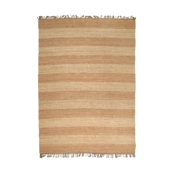 Classic Collection Tapis Jute Stripes Natural jute, 200x300 cm