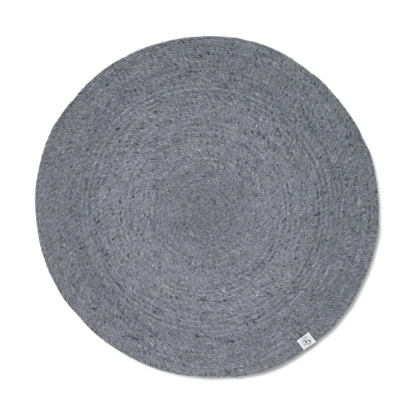 Classic Collection Tapis Merino rond Bleu