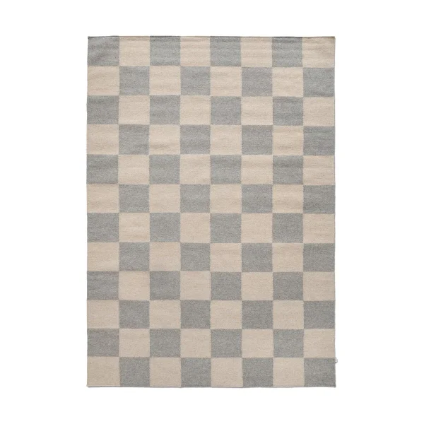 Classic Collection Tapis Squares Gris-beige, 170x230 cm