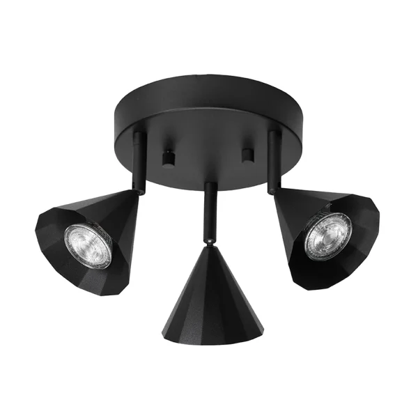 CO Bankeryd Spot plafond Rain 18 Black