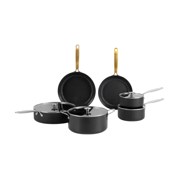 Combekk Batterie de cuisine Combekk Element, 10 pièces Black