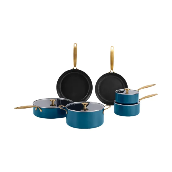 Combekk Batterie de cuisine Combekk Element, 10 pièces Ocean Blue