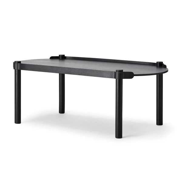 Cooee Design Table Woody 50x105 cm Chêne teinté noir