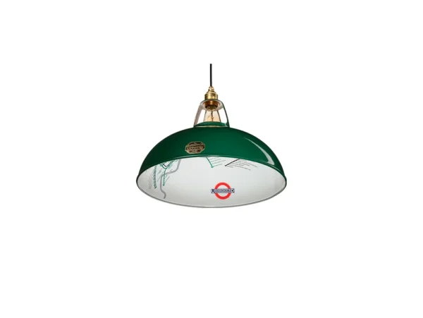 Coolicon - Grande suspension design 1933, Ø 40 cm, verte