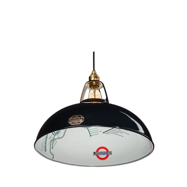 Coolicon - Large 1933 Design Hanglamp Northern Line Black