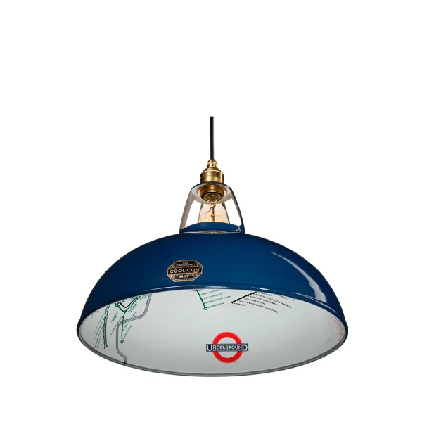 Coolicon - Large 1933 Design Hanglamp Piccadilly Line Blue