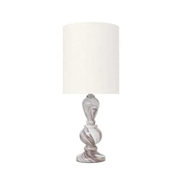 Cozy Living - Christine Lampe de Table Taupe Swirl/Ivory