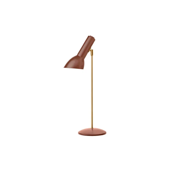 Cph Lighting - Oblique Lampe de Table Rouge Brique/Laiton