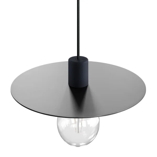 Creative Cables Elegant - lampe suspendue - Ø 40 x 514,8 cm - IP65 - noir