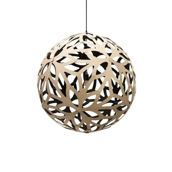 David Trubridge - Coral Suspension Ø100 Noir 1 Côté