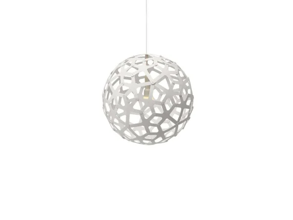 David Trubridge - Coral Suspension Ø40 Blanc 2 Côtés