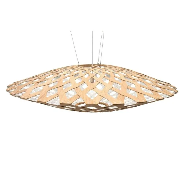 David Trubridge - Flax Suspension Ø150 Blanc 1 Côté