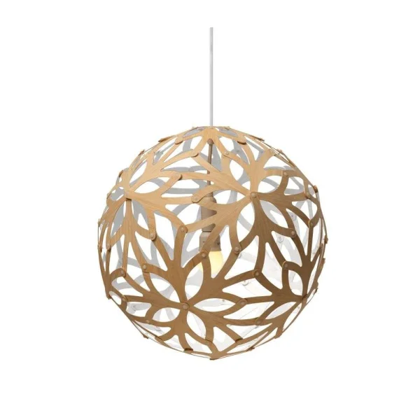 David Trubridge - Floral Suspension Ø40 Blanc 1 Côté