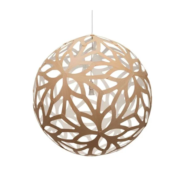 David Trubridge - Floral Suspension Ø80 Blanc 1 Côté