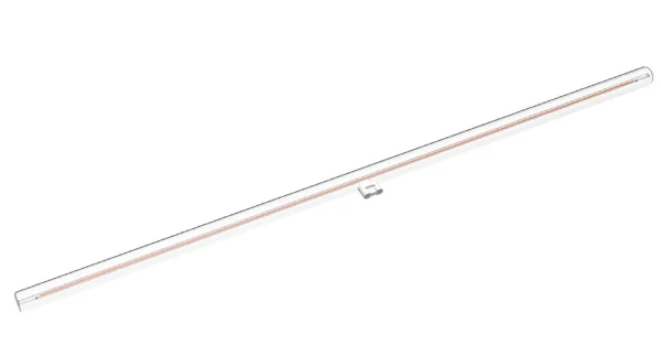 Daylight Italia Lampe LED - Linea clear - Ø 3 x 100 cm - S14d - 9W dimmable - 2700K - transparent