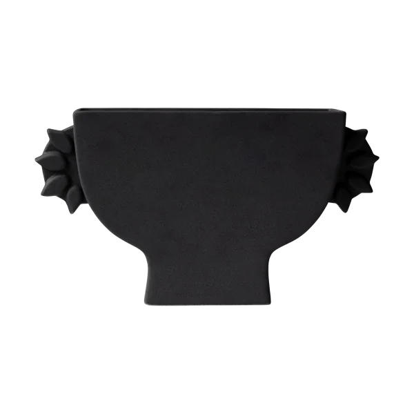 DBKD Vase plat 16 cm Black