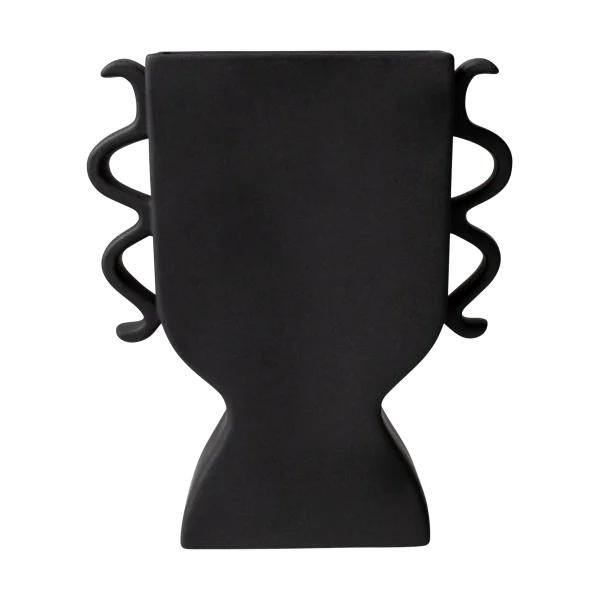 DBKD Vase plat 25 cm Black