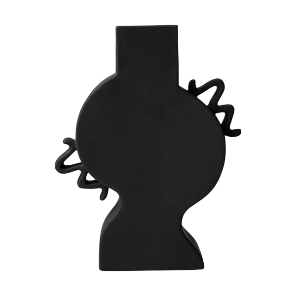 DBKD Vase plat 33 cm Black