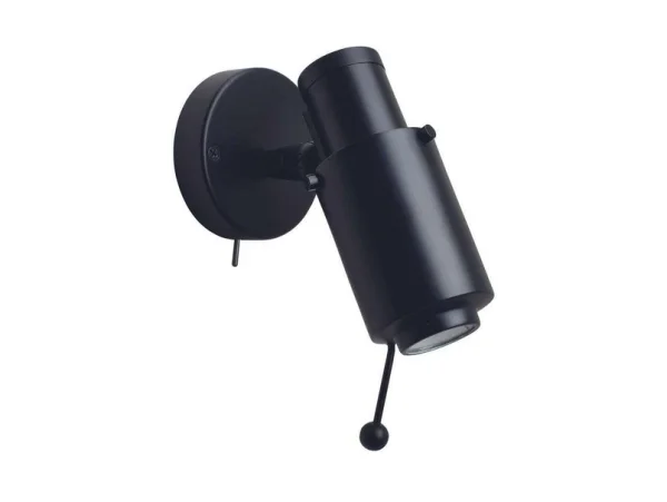 DCW - Biny Spot LED avec Interrupteur & Tige Noir/Noir