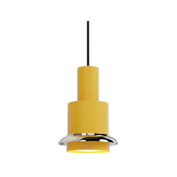 DCW - Chaumont Suspension Ø19xH28 Yellow/Nickel