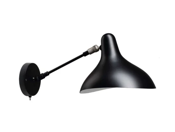 DCW - Mantis BS5 SW Applique Murale avec Interrupteur Noir Schottlander