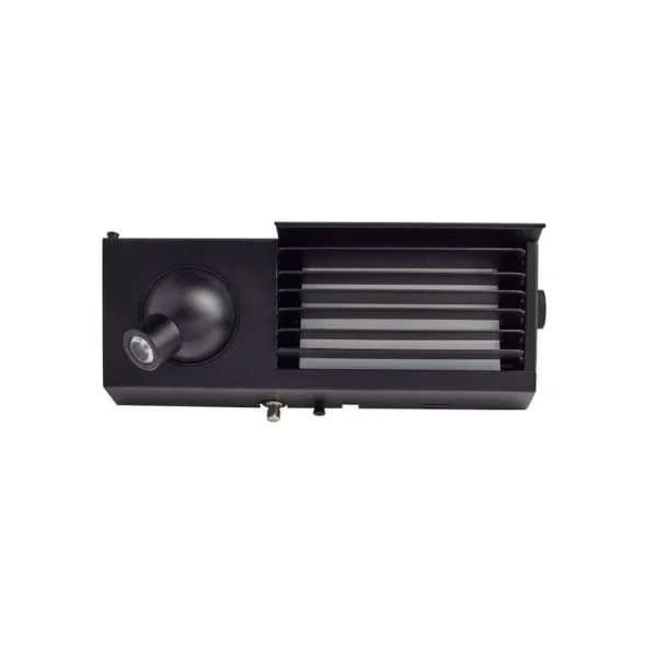 DCWéditions - Biny Bedside Gauche avec Interrupteur Noir/Noir DCW