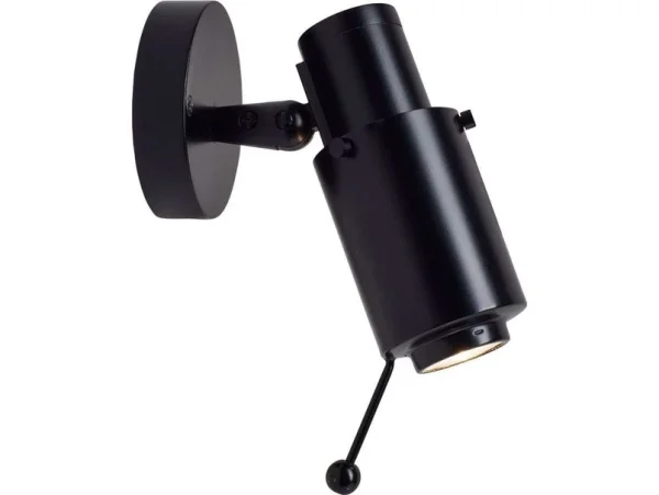 DCWéditions - Biny Spot LED avec Tige Noir/Noir DCW